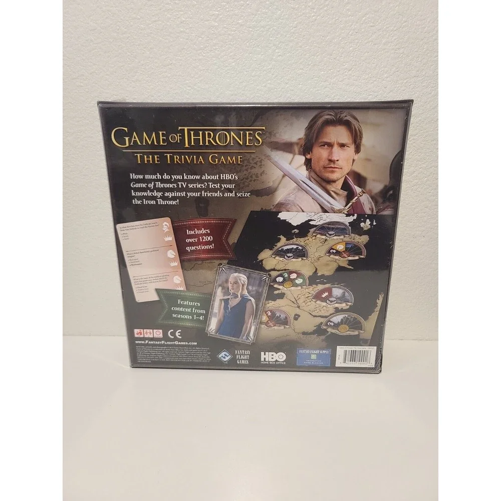 HBO Games of Thrones: The Trivia Board Game Seasons 1-4 BRAND NEW SEALED
